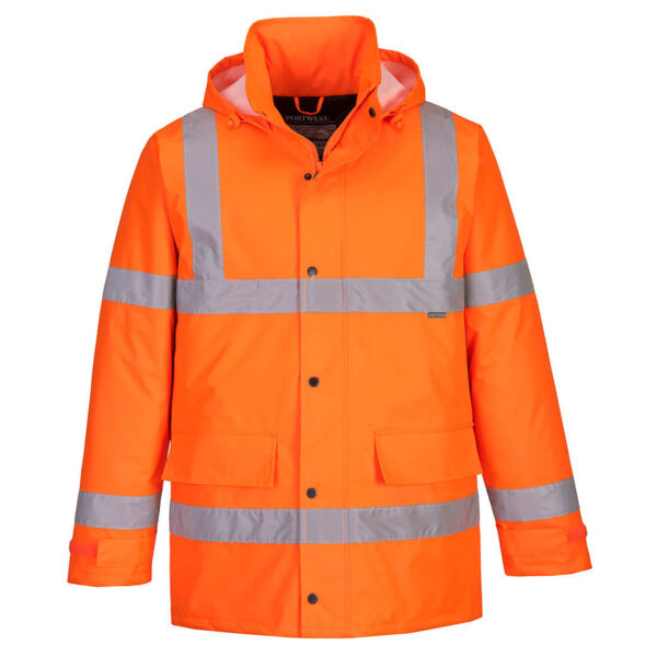 Portwest Hi-Vis Winter Traffic Jacket  Thumbnail