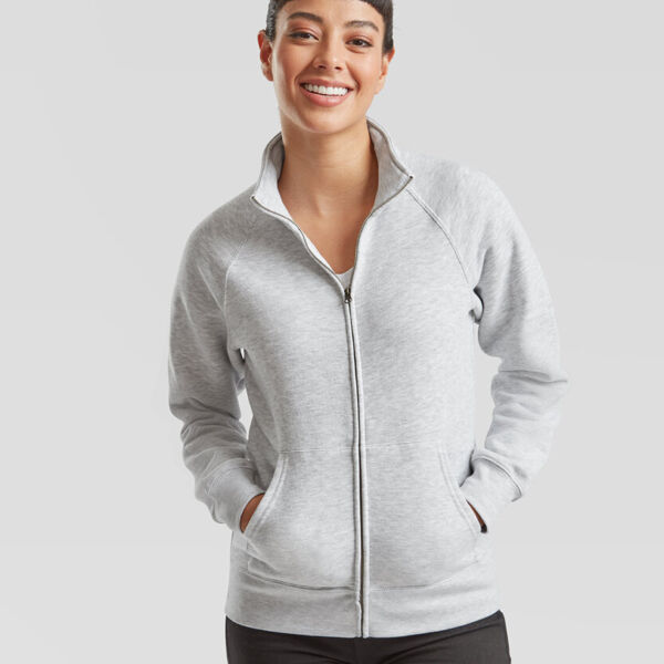 Fruit of the Loom 70/30 Lady-Fit Sweat Jacket Thumbnail