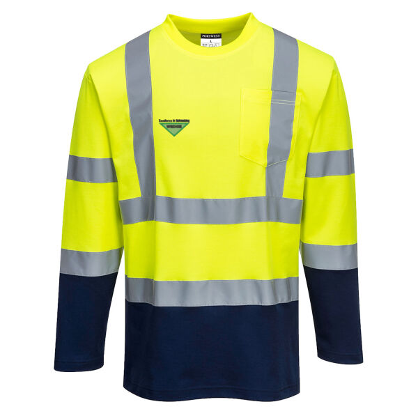 Wedge Hi-Vis Long Sleeve T-Shirt Thumbnail