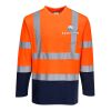 Hi-Vis Cotton Comfort Contrast T-Shirt L/S Thumbnail