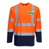 Hi-Vis Cotton Comfort Contrast T-Shirt L/S Thumbnail