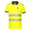 Portwest PW3 Hi-Vis Cotton Comfort Polo Shirt Thumbnail
